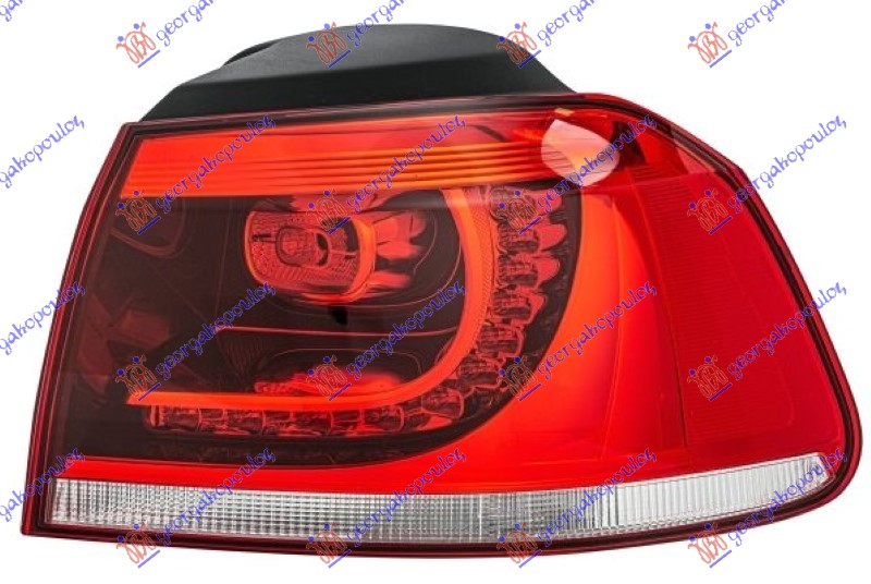 STOP LAMPA SPOLJASNJA LED (R-GTI) Desna str. VW GOLF VI (2008-2013) (OEM: 5K0945096K, 5K0945096P) 0