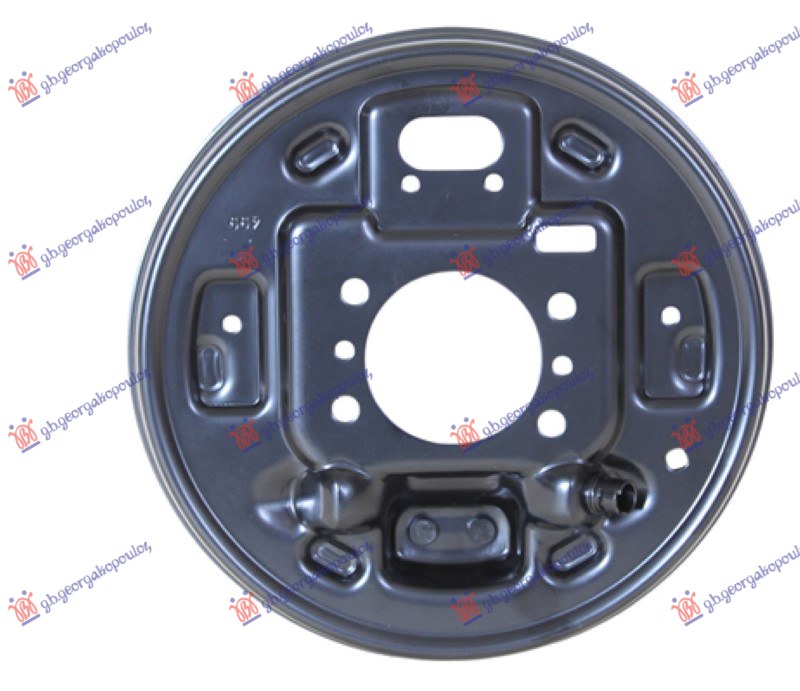 Щиток тормозного диска Hyundai Solaris 10-20 / Kia Rio 11-20 (Сзади/ Слева)