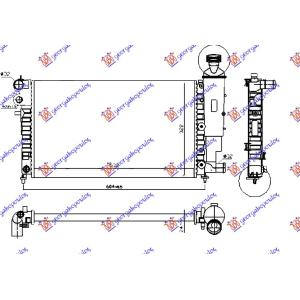 HLAD MOTORA XN/XR (53x32) RALLY PEUGEOT 106 (1996-2003) (OEM: 1301SX, 133087, 1330A7)