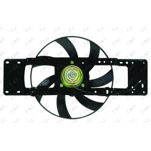 VENTILATOR KOMPLET (30cm)-A/C BENZIN RENAULT CLIO (1996-1998) (OEM: 7700785115)