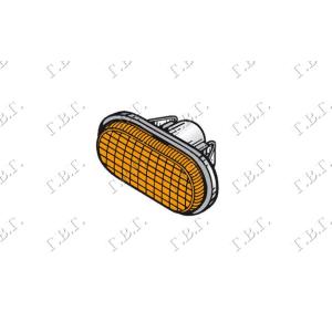 MIGAVAC U KRILU ZUTI (SA OKVIROM) RENAULT CLIO (1998-2001) (OEM: 0033-090-601, 0033090601, 26160-1N000)