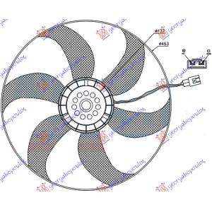 VENTILATOR KOMPLET BENZIN-DIZEL MERCEDES VITO (W638) (1996-2004) (OEM: 6385001193, A6385001193)