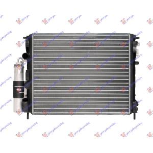 HLADNJAK MOTORA I KLIME BENZIN (48x41.5) (NRF) RENAULT CLIO II/CAMPUS/THALIA 2001-2006 (BB/CB) (OEM: 8200211563)