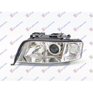 FAR XENON 02- (DEPO) Leva str. AUDI A6 (1997-2004) (OEM: 40941029, 4?0941029??, 4B0941029R)