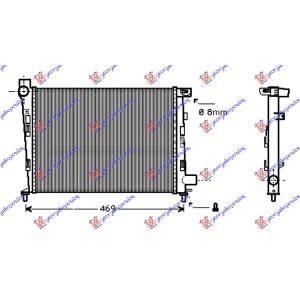 HLADNJAK MOTORA BENZIN -AC(40x37.5) BEZ POSUDE MERCEDES A CLASS (W168) (1998-2004) (OEM: 1685001802, A1685001802)