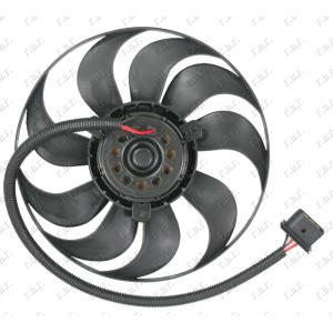 VENTILATOR A/C (MOTOR+ELISA)(29cm)BENZIN-DIZEL SKODA OCTAVIA 4 (1997-2010) (OEM: 1C0959455C, 1J0959455M)