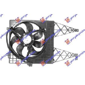 VENTILATOR KOMPLET (JEDAN)1.6-1.8 BENZIN-DIZEL SKODA OCTAVIA 4 (1997-2010) (OEM: 1J0121207L, 6X0959455A)