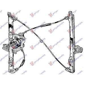 PODIZAC PREDNJEG PROZORA MEHANICKI Leva str. CITROEN C2 (2008-2010) (OEM: 965198998)