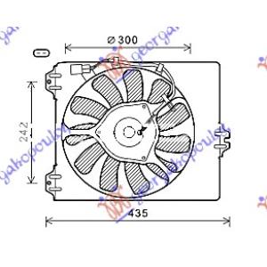 VENTILATOR A/C 1.9 JTD-DDiS FIAT SEDICI (2007-) (OEM: 71746875)