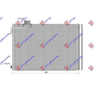 HLADNJAK KLIME 6.2 AMG BENZIN (642x428x12) MERCEDES CLS (W218) COUPE (2014-2018) (OEM: 0995000354, 1975000054, A0995000354)