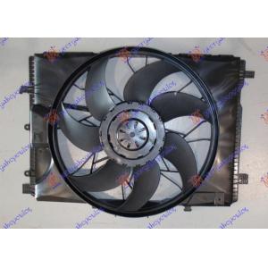 VENTILATOR KOMPLET BENZIN-DIZEL (4PIN) (475mm) MERCEDES C CLASS (W204) (2007-2011) (OEM: 2045000393)