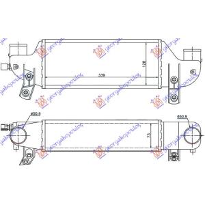 HLADNJAK INTERCOOLER 1.8 TDCi (339x128x73) FORD FOCUS (1998-2004) (OEM: 1227171)