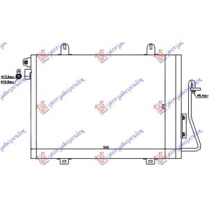 HLADNJAK KLIME 1.4i 8V-1.6 8V -08 (51x38x1.6 DACIA SANDERO (2008-2012) (OEM: 6001550660, 8200090213, 8200241088)