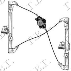 PODIZAC PREDNJEG PROZORA EL.BEZ MOTORA Desna str. SEAT TOLEDO (1999-2004) (OEM: 1M0837462, 1M0837462A)