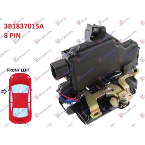 BRAVA PREDNJIH VRATA SA CENTR.ZAK. (8PIN)(A KVAL) Leva str. SEAT TOLEDO (1999-2004) (OEM: 3B1837015A, 3B1837015AP, 6X1837013C)