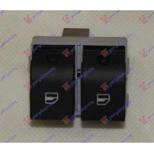 PREKIDAC U PREDNJIM VRATIM (DUPLI)(4pin)(Braun pl Leva str. SEAT CORDOBA (1999-2002) (OEM: 6Q0959858A)