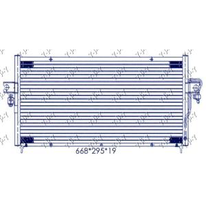 HLADNJAK KLIME SVI MODELI (65.5x27) (10/15mm NISSAN ALMERA (N15) L/B (1998-2000) (OEM: 921108B800)