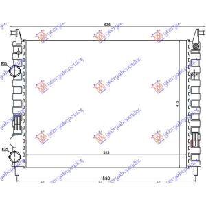 HLADNJAK MOTORA 1.9 D-JTD(520x378x23)00- FIAT STRADA (1999-2005) (OEM: 46827249)