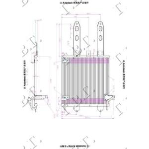 HLADNJAK KLIME (33.5x36.5x2.1) VW POLO (1999-2001) (OEM: 6X0820413A)