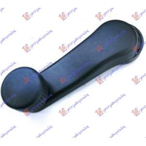 RUCICA ZA PODIZANJE PROZORA CRNA VW POLO (2002-2005) (OEM: 6Q0837581)