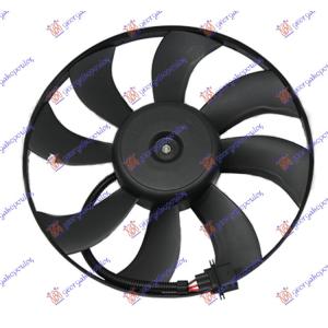 VENTILLATOR(MOTOR+VENTILATOR)(390mm) SKODA FABIA (1999-2007) (OEM: 1J0121206G, 6Q0959455D)