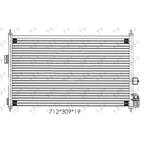 HLADNJAK KLIME -02 BEN/DIZ (69x29.4) NISSAN ALMERA (N16) L/B (2000-2006) (OEM: 92110-BM400, 92110BM400)