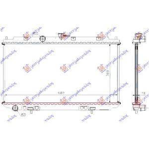 HLADNJAK MOTORA 2.0 BEN MAN 36x39 CEVI 35/35 NISSAN PRIMERA (P12) (2002-2008) (OEM: 21410-AV600, 21410AV600)