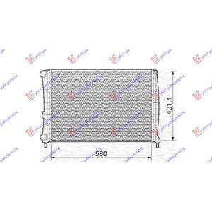 HLADNJAK 1.8-2.0 16V-2.0 JTS(58x40)BENZI ALFA ROMEO 147 (2000-2010) (OEM: 46849783, 50518255)