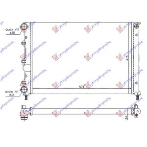 HLADNJAK 1.6 16v TWINSPARK 05- (580x410x ALFA ROMEO 147 (2000-2010) (OEM: 50502127)