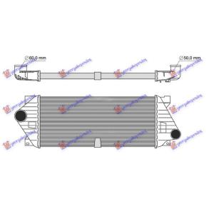 HL.INTERKULERA 3.2 BEN 2.7 DIZ (585x259) MERCEDES ML (W163) (1998-2005) (OEM: 1635000500, 1635000700, A1635000500)