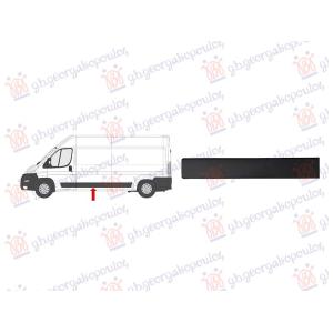 LAJSNA KLIZNIH VRATA CRNA (KRATKA SASIJA) Leva str. PEUGEOT BOXER (2006-2014) (OEM: 1637298780)