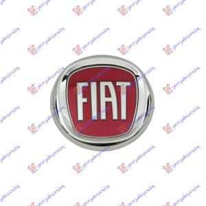 ZNAK NA MASCI CRVENI 07- FIAT 500 (2007-2015) (OEM: 51804366)