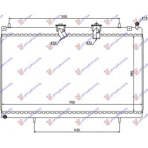 HLADNJAK MOTORA 2.2 Hdi DIZEL MAN (380x705x33) CITROEN C5 (2004-2008) (OEM: 1330.Q9, 1330Q9, 9654674480)