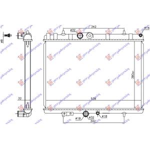 HLADNJAK MOTORA 2.2 Hdi DIZEL AUTO (380x538x32 CITROEN C5 (2004-2008) (OEM: 1330.N0, 1330N0, 1333.50)