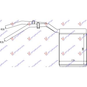 GREJAC KABINE (BR) (188x172x32) FORD FOCUS C-MAX (2003-2007) (OEM: 131708, 1253187, 1253187.131708)