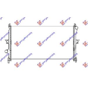 HLADNJAK MOTORA 2.2HDI M/A 3.0HDI AUTO 710x359 PEUGEOT 407 (2004-2010) (OEM: 1330X1, 133399)