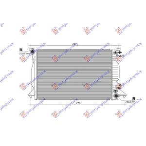 HLAD. MOTORA 2.5 TDI DIZ AUTO (632x399) AUDI A4 (2004-2007) (OEM: 8E0121251K, 8E0121251Q)