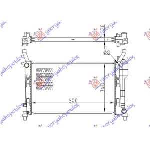 HLADNJAK MOTORA 1.5-1.7i8V +/-A/C(60x37.4)MA MERCEDES A CLASS (W169) (2004-2012) (OEM: 1695000303)