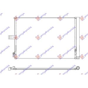 HLADNJAK KLIME 6.2 AMG BENZIN (642x428x12) MERCEDES E CLASS (W212) (2009-2013) (OEM: 0995000354, 1975000054, A0995000354)