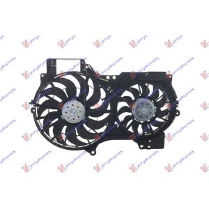 VENTILATOR KOMPLET DVA VENTILATORA BENZIN-DIZEL AUDI A6 (2004-2008) (OEM: 4F0121207A)