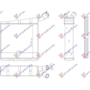 HLAD.DODAT. 2.0-3.2BEN 1.6-2.0DIZ 16x18 SEAT TOLEDO (2004-2012) (OEM: 1K0121212, 1K0121212B, 1K0121212C)