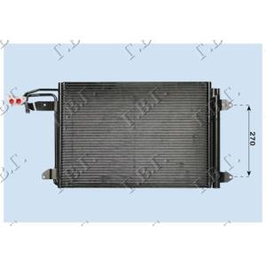 HLADNJAK KLIME BENZIN DIZEL (550x390x16) SEAT TOLEDO (2004-2012) (OEM: 1K0820411F, 1K0820411G, 1K0820411H)