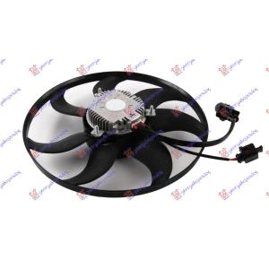 VENTILATOR (MOTOR+ELISA)BEN-DIZ 36cm300W SEAT TOLEDO (2004-2012) (OEM: 1K0959455DL, 1K0959455DT, 1K0959455FJ)