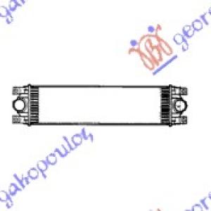 HLADNJAK INTERCOOLER DIZEL 03- (74x17.5x4.0) OPEL MOVANO (1998-2009) (OEM: 7701057121)