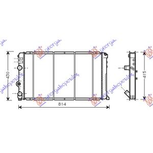 HLADNJAK MOTORA 1.9-2.5-2.8 DIZ (729x399) -03 OPEL MOVANO (1998-2009) (OEM: 09161437)