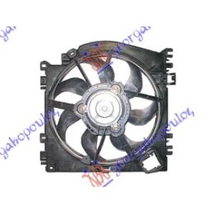 VENTILATOR KOMPLET (+A/C) BENZIN-DIZEL NISSAN MICRA (K12) (2002-2010) (OEM: 21481-AY610, 21481AY610, 7701059786)