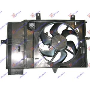 VENTILATOR KOMPLET +A/C 1.2-1.4 BENZIN 07- NISSAN MICRA (K12) (2002-2010) (OEM: 21481-AX800, 21481AX800)