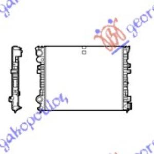 HLADNJAK 2.0HDI +/-A/C(67x44.6x27)BEZ VENTIL CITROEN JUMPY (1995-2003) (OEM: 1482543080)