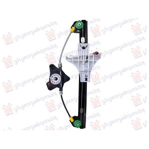 PODIZAC ZADNJEG PROZORA ELEKTRICNI (BEZ MOTORA) Leva str. SEAT IBIZA (2002-2008) (OEM: 6L4839755A, 6L4839755C, 6L4839755M)