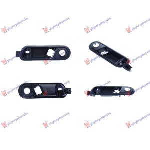 OKVIR UNUTRASNJE KVAKE PREDNJIH VRATA CRNI Leva str. SEAT IBIZA (2002-2008) (OEM: 6L0837113G)